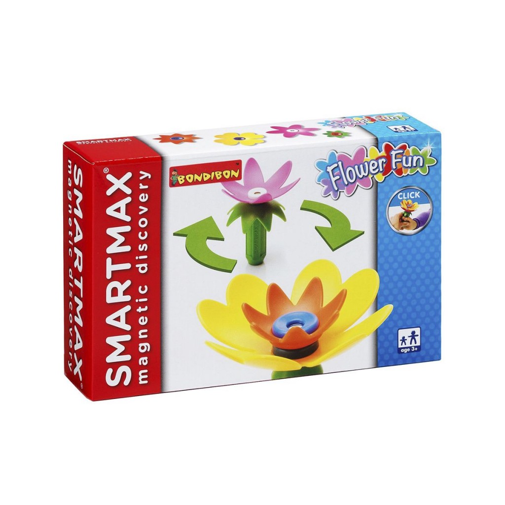 Магнитный конструктор SmartMax/ Bondibon Специальный (Special) набор: Забавные Цветы, арт.110.
